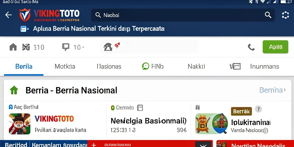 Antarmuka pengguna VIKINGTOTO yang modern dan intuitif.