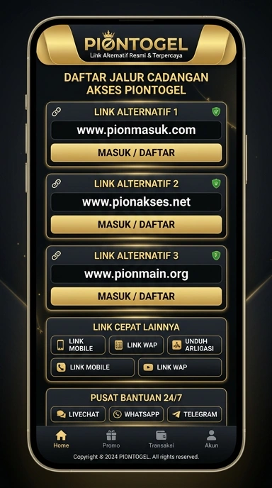 Tampilan link alternatif piontogel